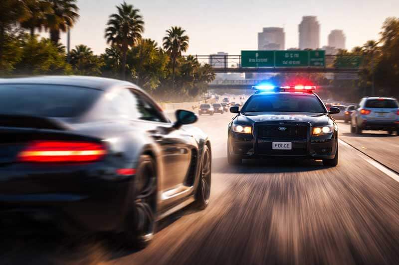 delito de conducción temeraria en los ángeles